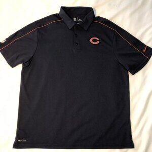 Men's Chicago Bears Nike Dri-FIT On-Field Apparel Coaches Polo Shirt Size XL
